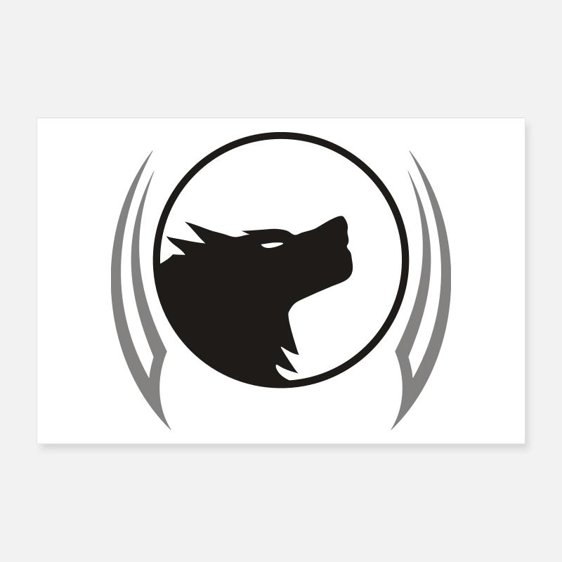 Wolf Poster 30 x 20 cm