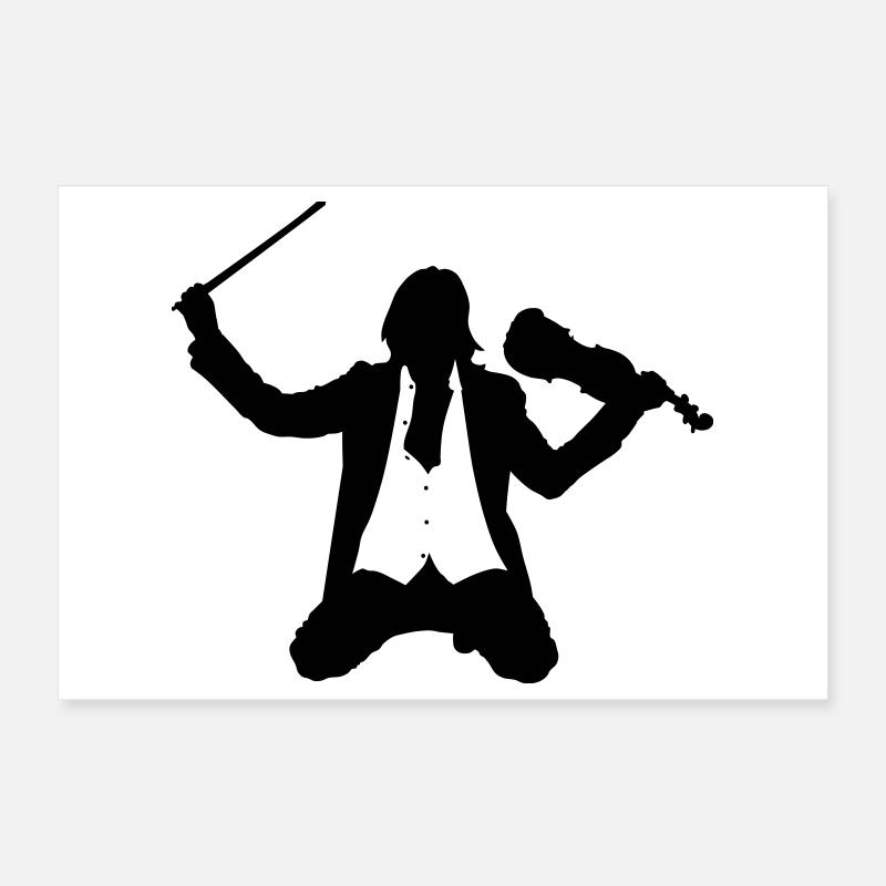violoniste Poster 30 x 20 cm