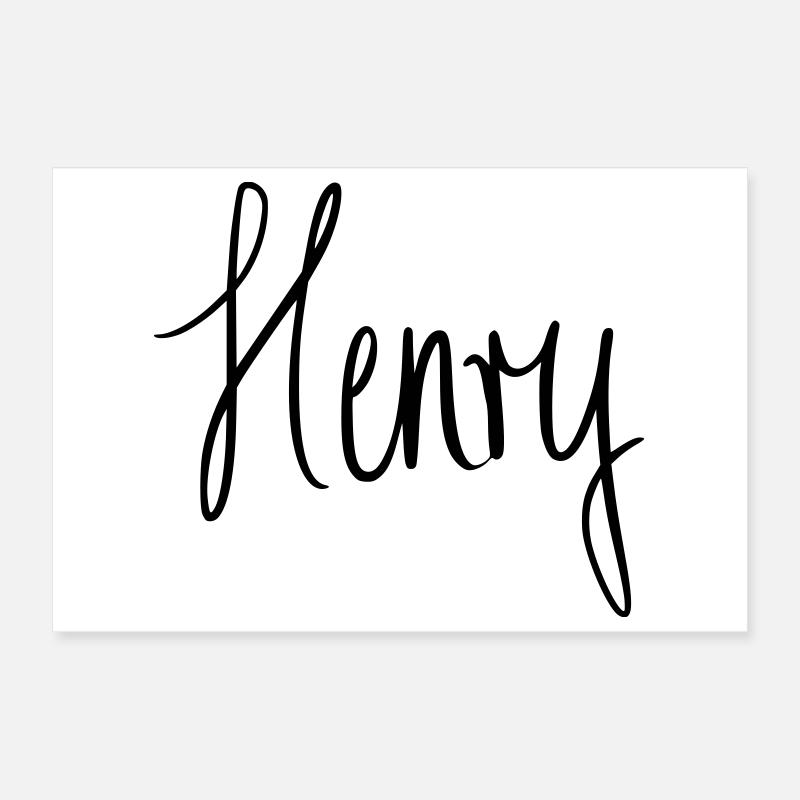 Henry Poster 30x20 cm