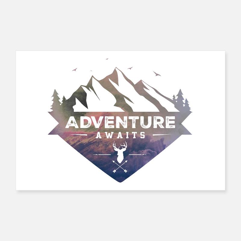 L’aventure vous attend Poster 30 x 20 cm