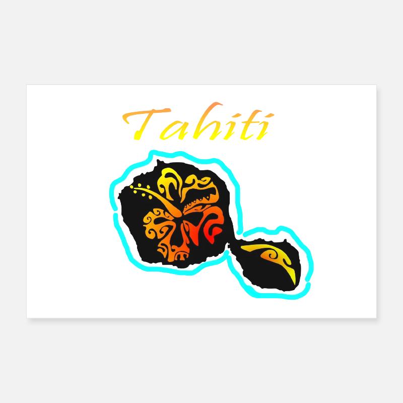 TAHITI Poster 30x20 cm