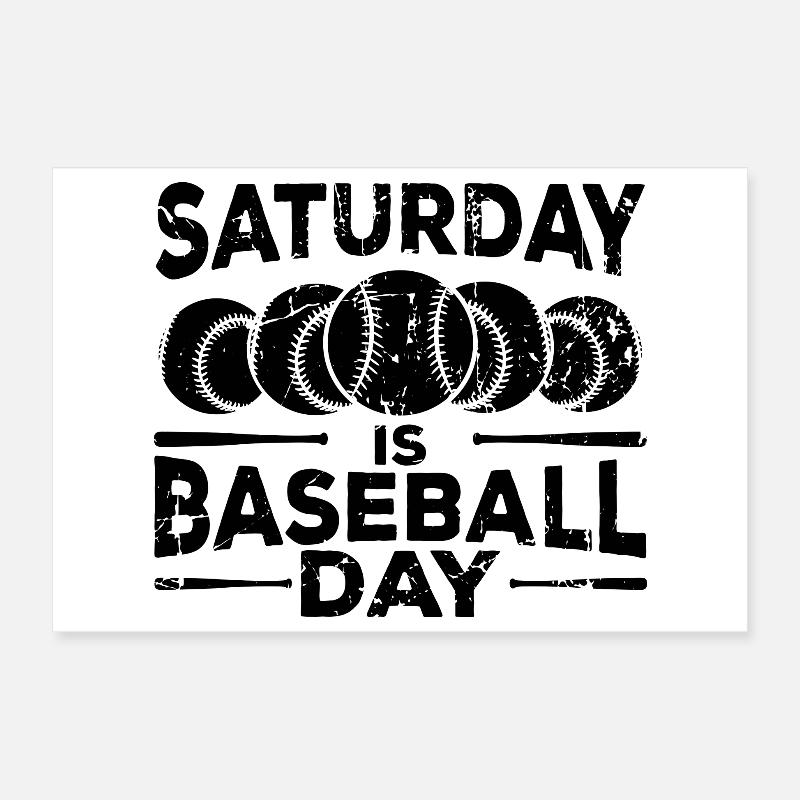 Baseballtag Poster 30x20 cm
