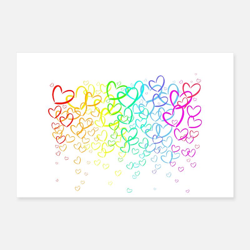 Bogen im Herzen Poster 30x20 cm