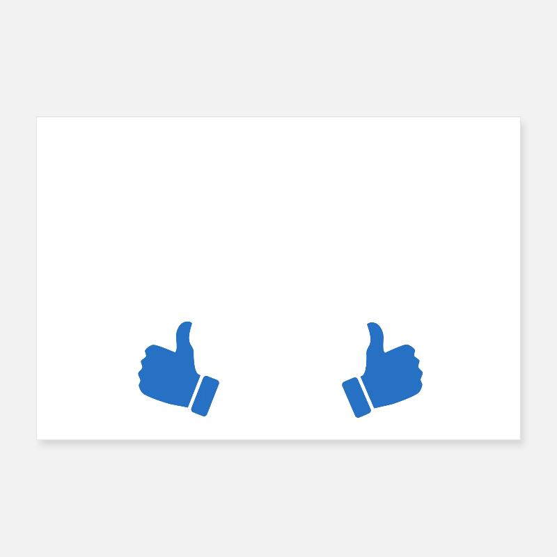 La perfection vient à côté de moi Poster 30 x 20 cm