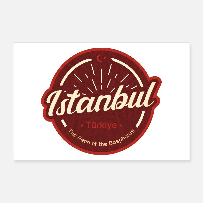 Istanbul – Perle du Bosphore Poster 30 x 20 cm