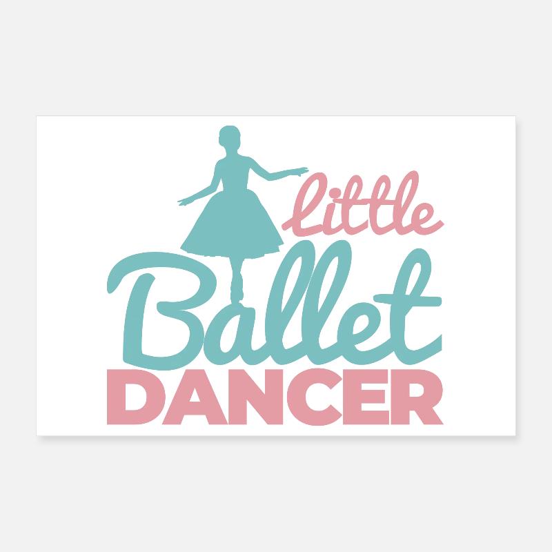 Ballerina Mädchen Poster 30x20 cm