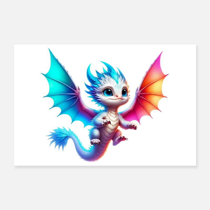Drache Poster 30x20 cm