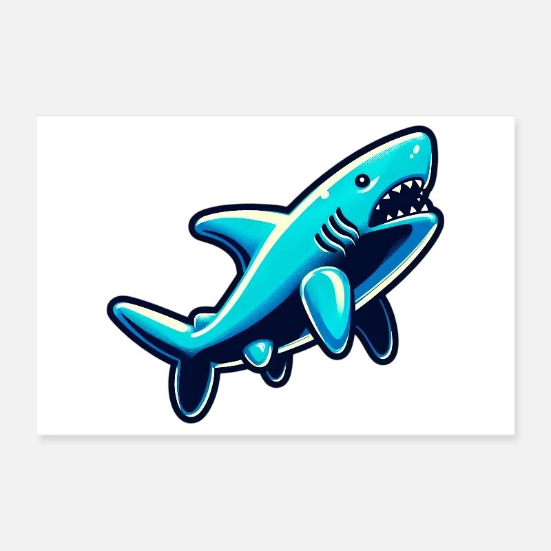 Requin Poster 30 x 20 cm