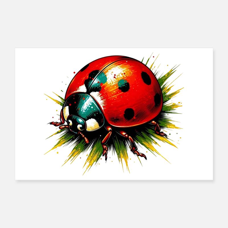 Coccinelle Poster 30 x 20 cm