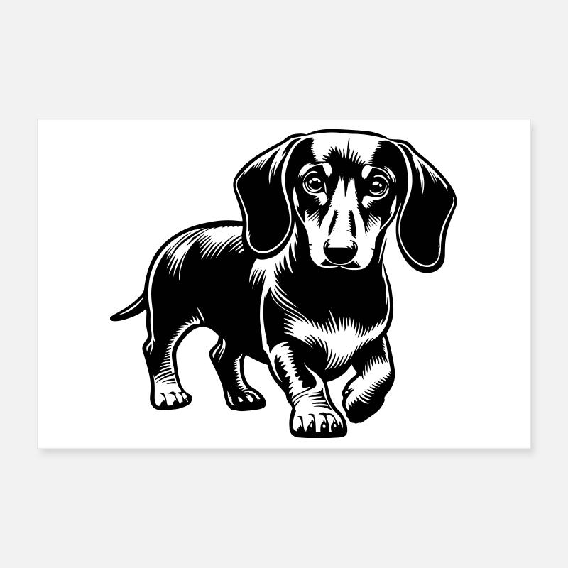 Dackel Poster 30x20 cm