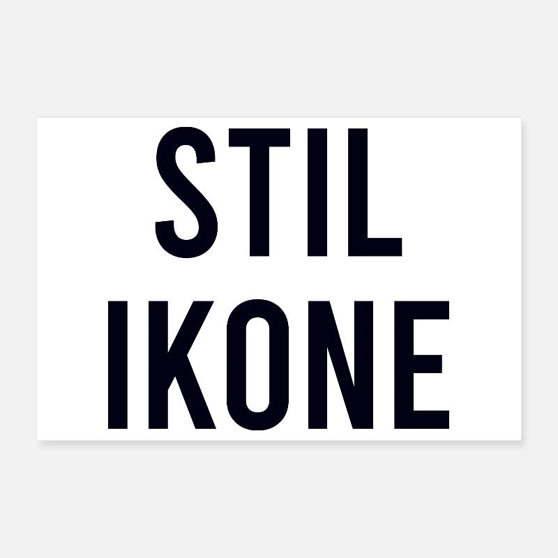 STYLE ICON Poster 12" x 8" (30x20 cm)