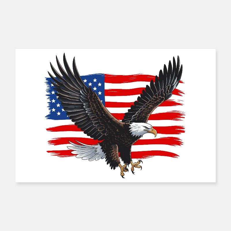 États-Unis Poster 30 x 20 cm