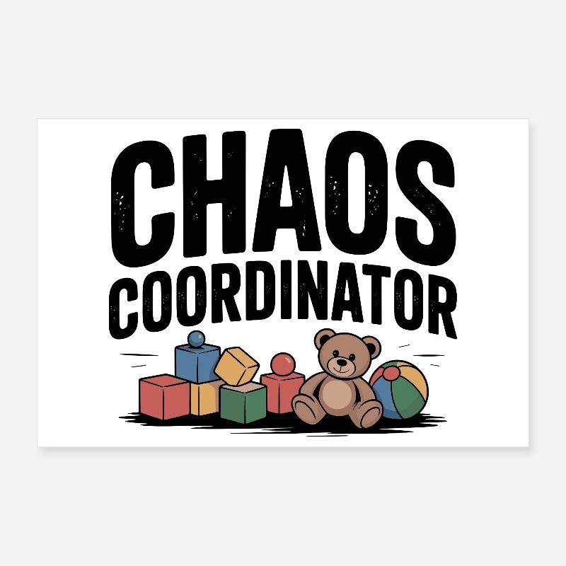 Chaos Coordinator Poster 12" x 8" (30x20 cm)