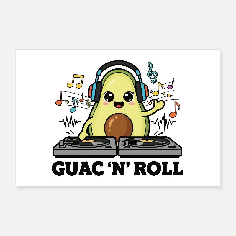 Battements de guac Poster 30 x 20 cm