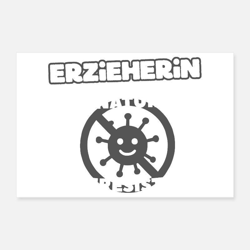 Educator naturally germ-resistant Poster 12" x 8" (30x20 cm)