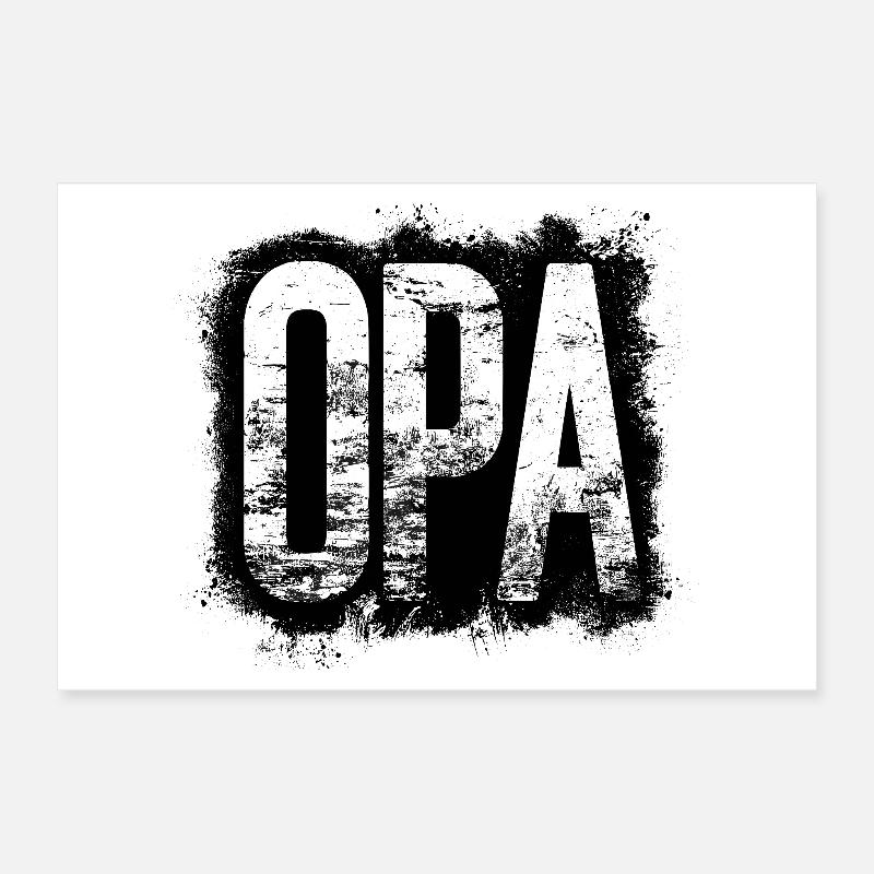 OPA Großvater Geschenkidee Poster 30x20 cm