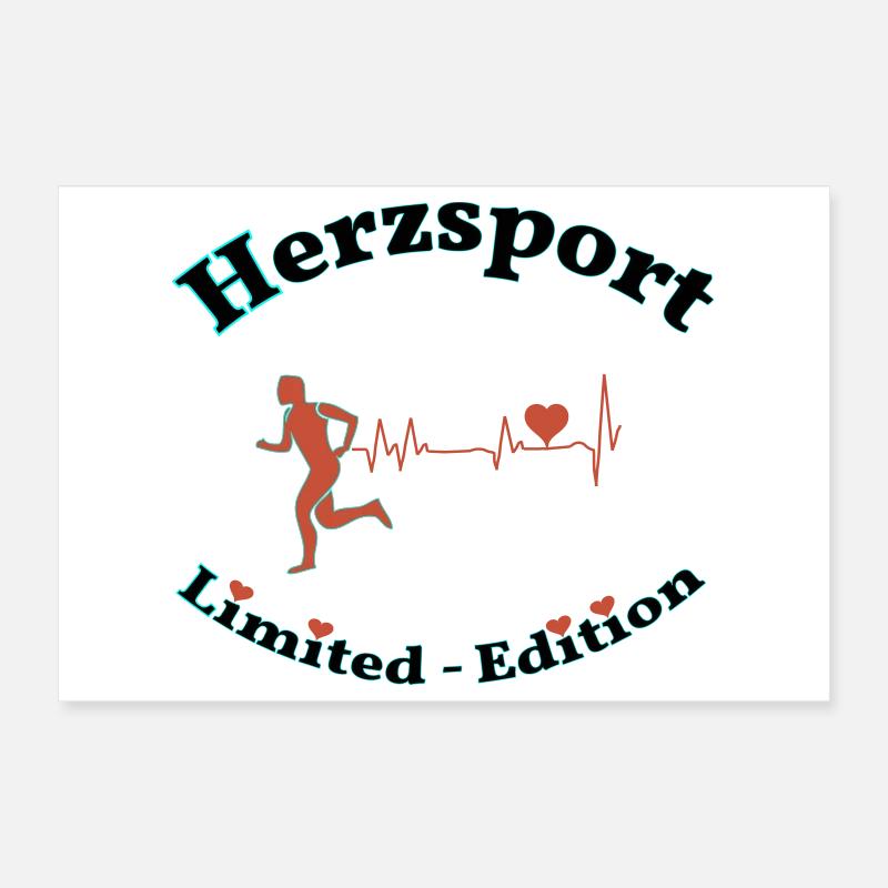 Sports cardiaques Poster 30 x 20 cm