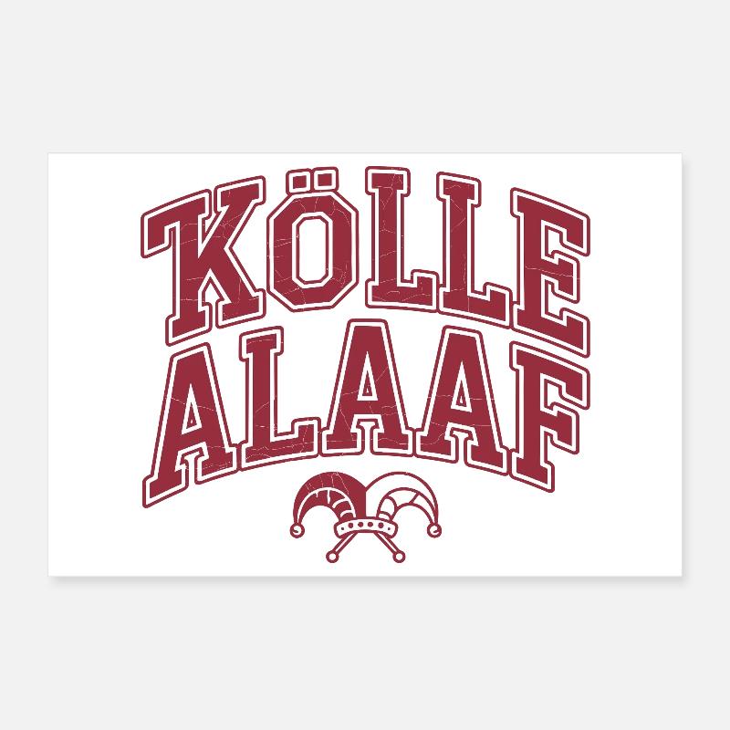 Kölle Alaaf Poster 12" x 8" (30x20 cm)