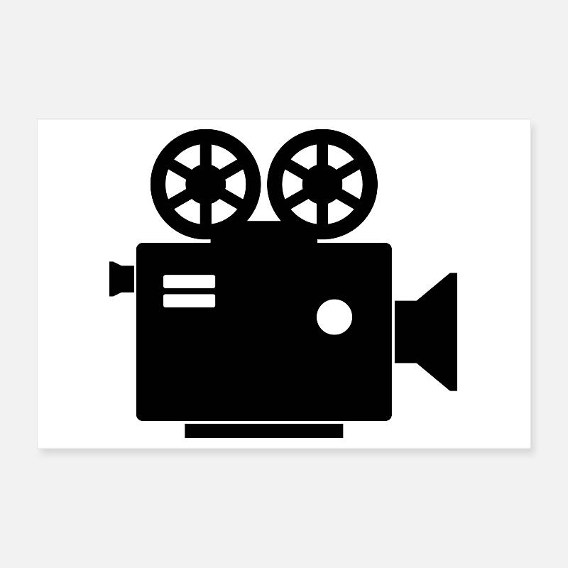 Caméra de cinéma Poster 30 x 20 cm