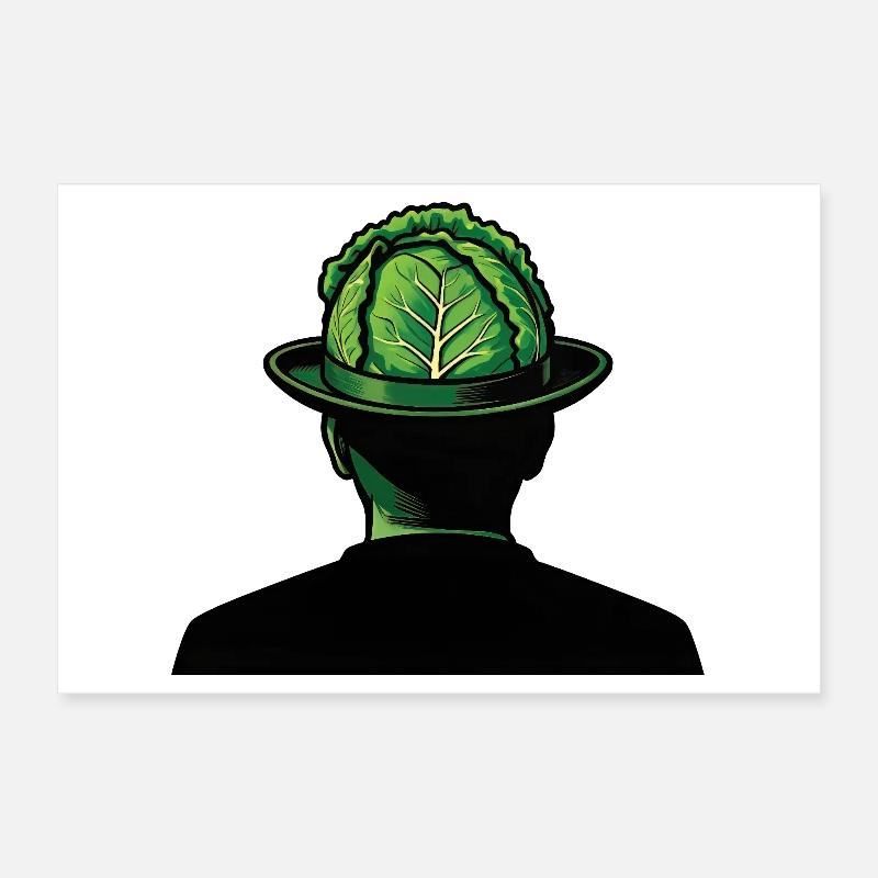 DER SCHATTEN MIT DEM KOHLKOPF #2 – nette Menschen Poster 30x20 cm