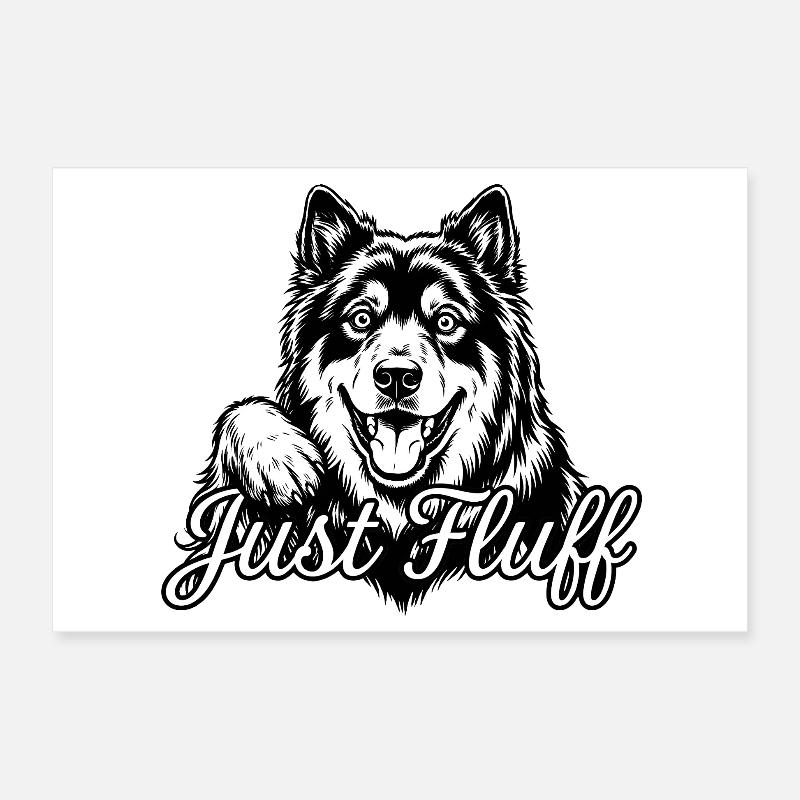 Eurasier | Peluchette Poster 30 x 20 cm