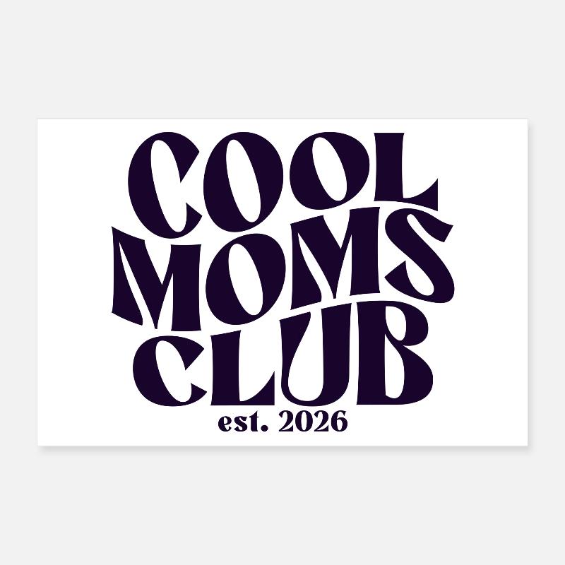 Mama 2026 Geschenk - Coole Mama Geschenkidee Poster 30x20 cm