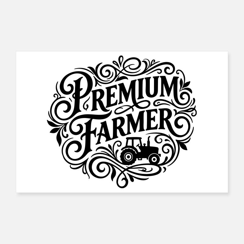 Fermier Premium Dit Fermier Poster 30 x 20 cm