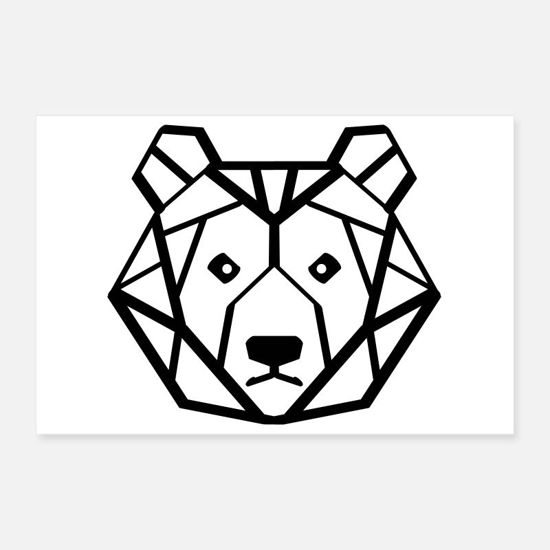 bear Poster 12" x 8" (30x20 cm)