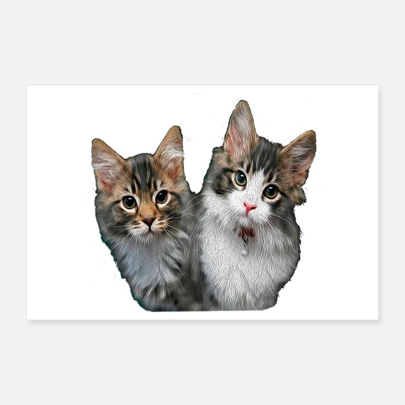 Chatons Poster 30 x 20 cm