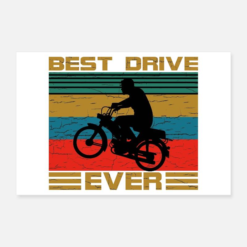 Zweitakter Retro Poster 30x20 cm