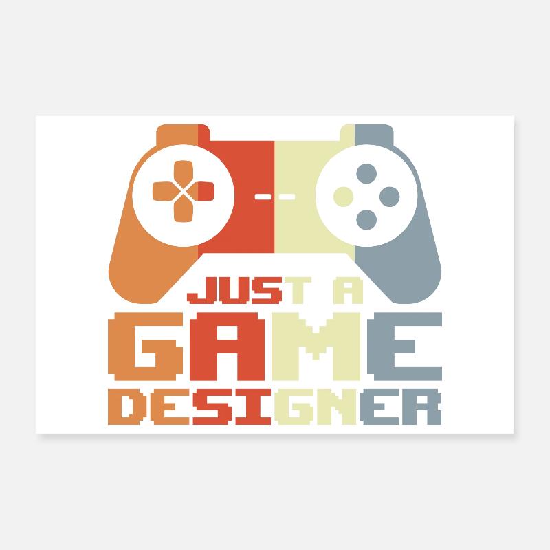 Video Game Designer Poster 12" x 8" (30x20 cm)