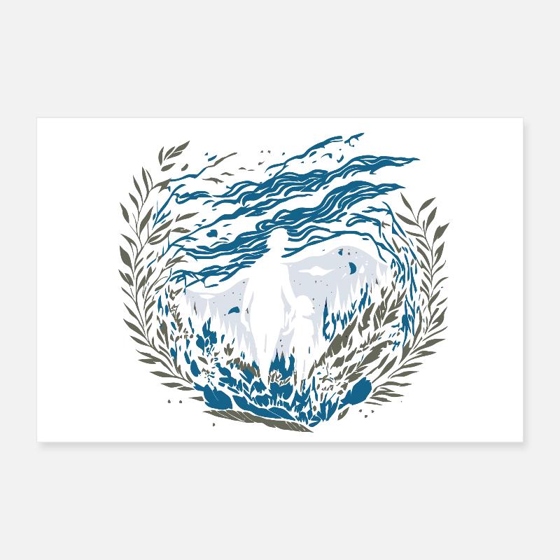 Murmures éthérés Poster 30 x 20 cm