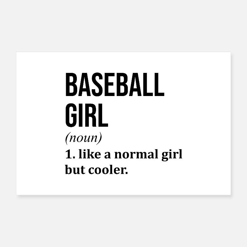 Baseball Poster 30x20 cm