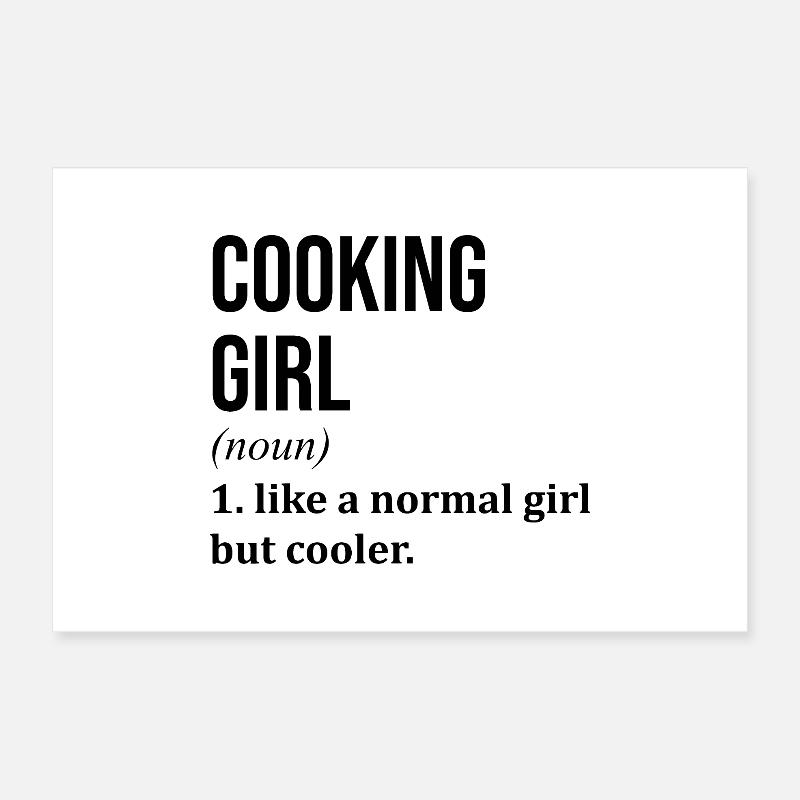 Kochen Poster 30x20 cm