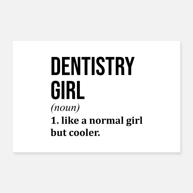 Dentist Poster 12" x 8" (30x20 cm)