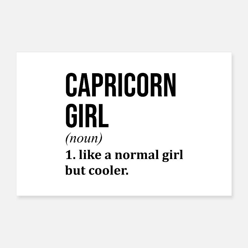 Capricorne Poster 30 x 20 cm