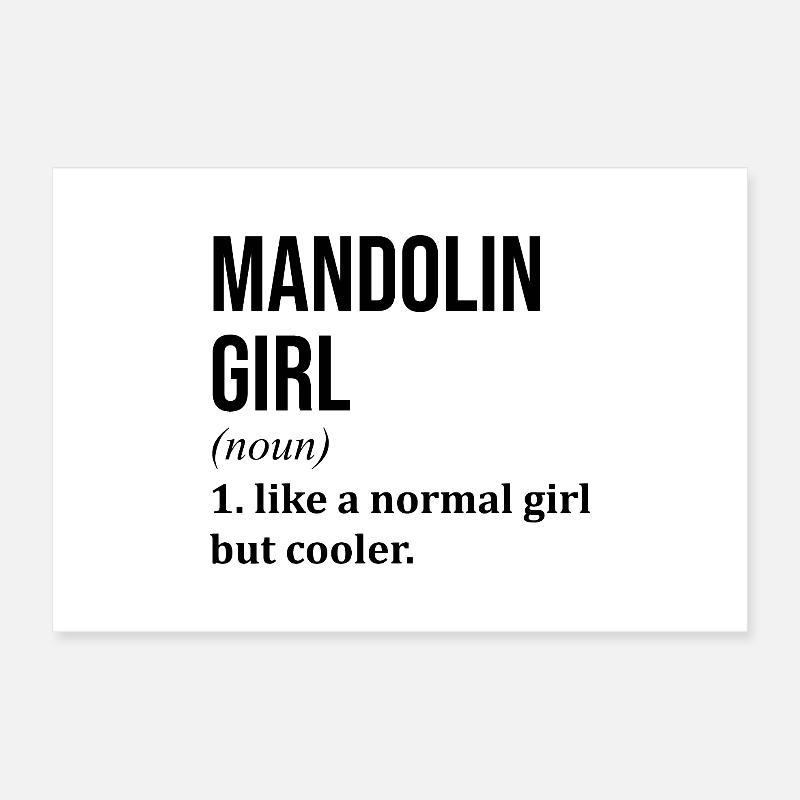 Mandoline Poster 30 x 20 cm