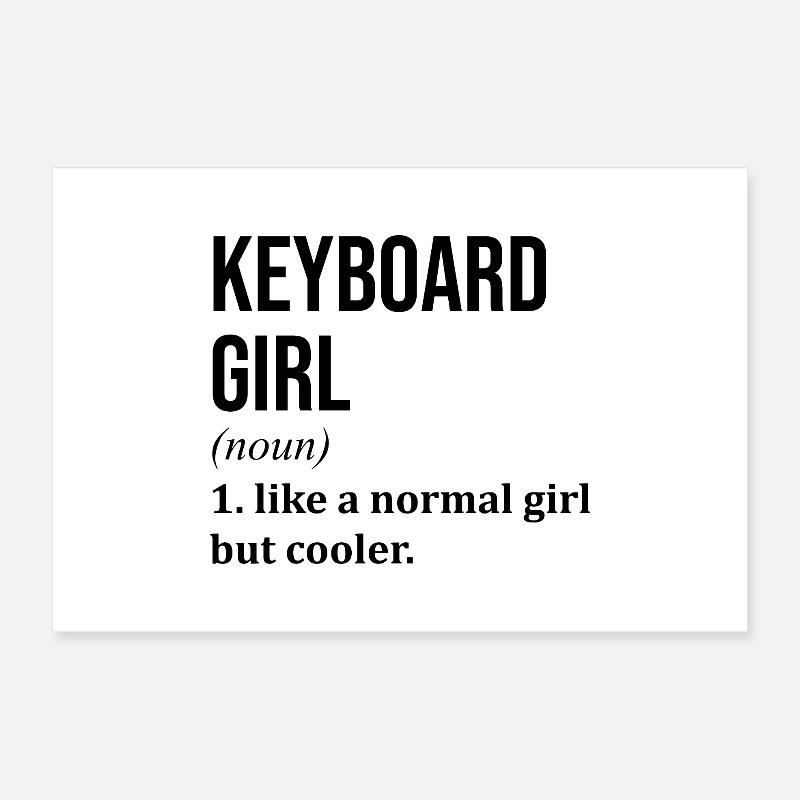 clavier Poster 30 x 20 cm