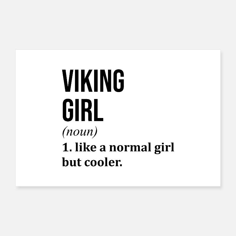 Wikinger Poster 30x20 cm