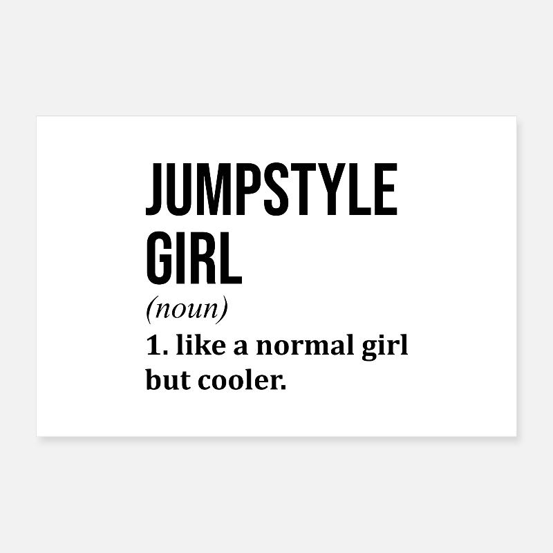 Jumpstyle Poster 12" x 8" (30x20 cm)