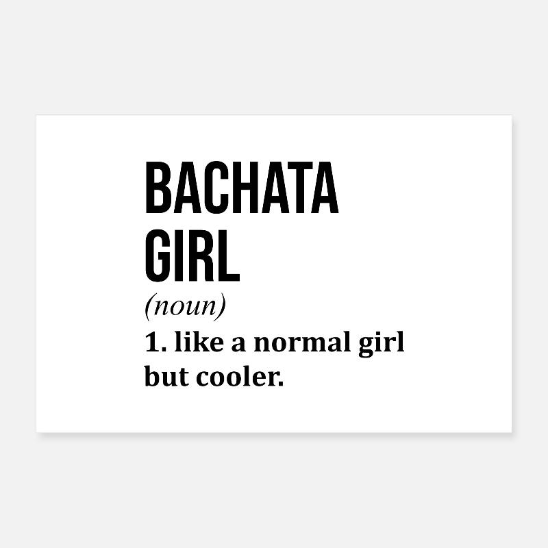 Bachata Poster 12" x 8" (30x20 cm)