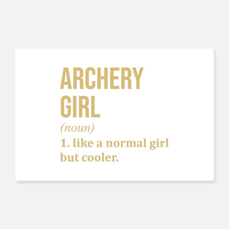 Bogenschießen Poster 30x20 cm