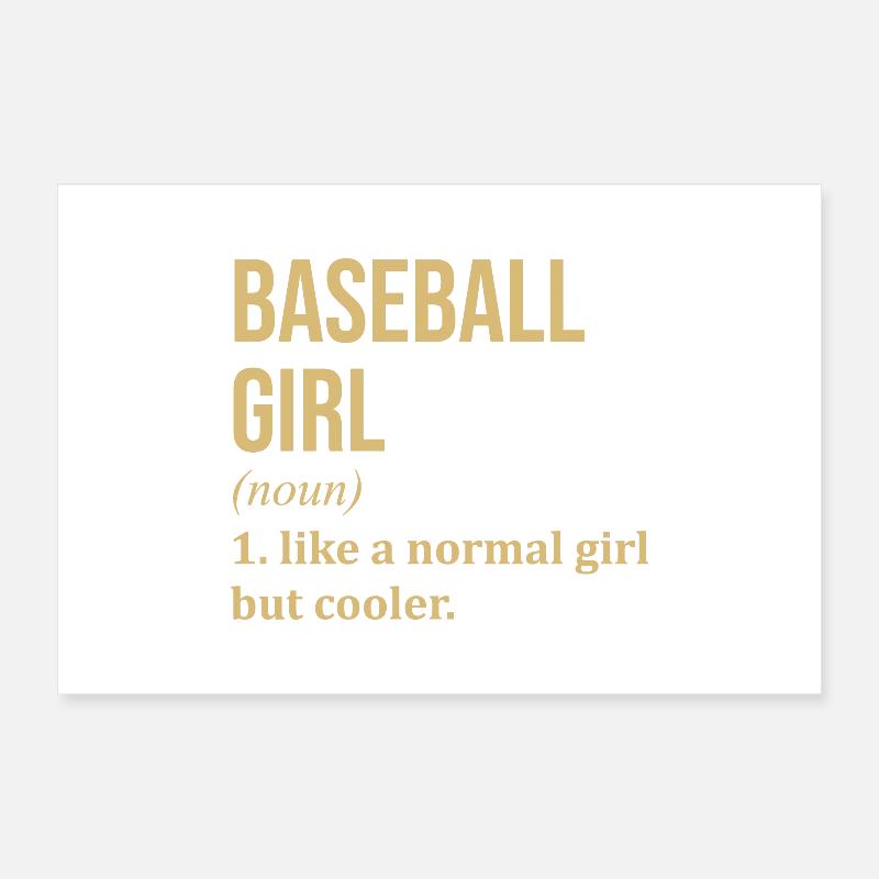 Base-ball Poster 30 x 20 cm