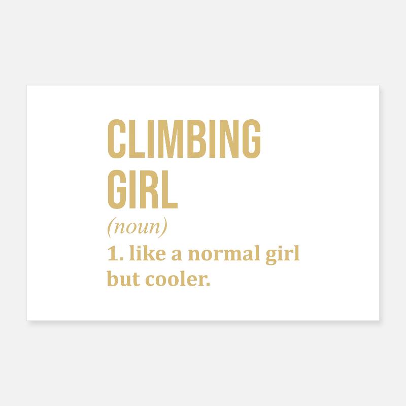 escalade Poster 30 x 20 cm