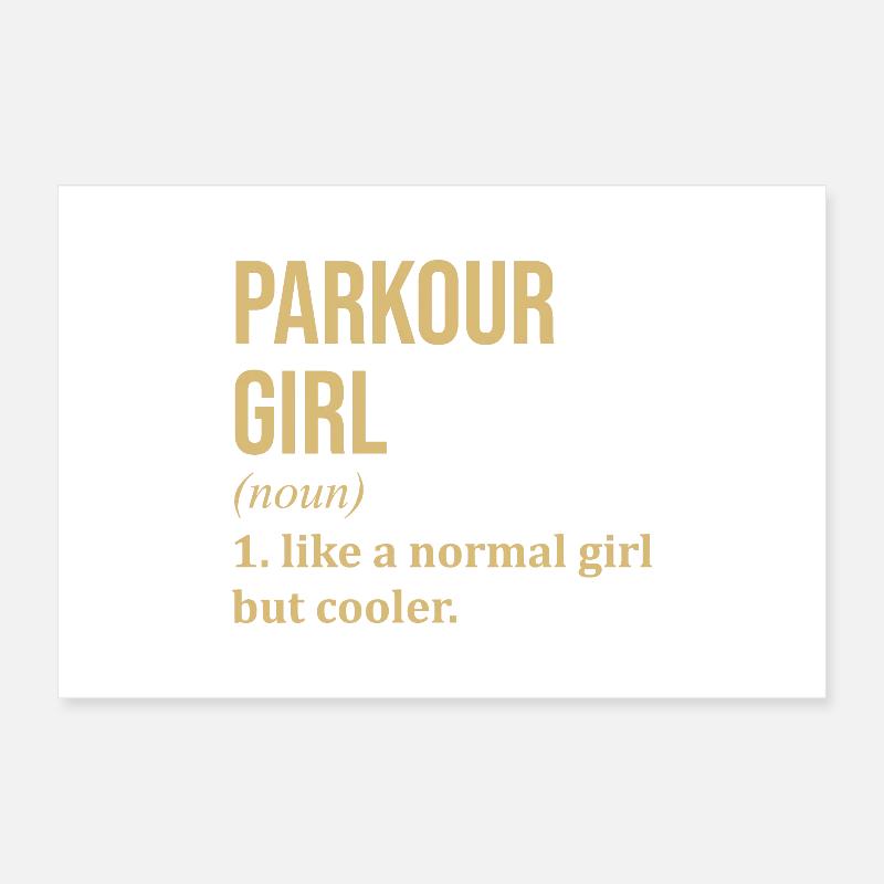 Parkour Poster 30 x 20 cm