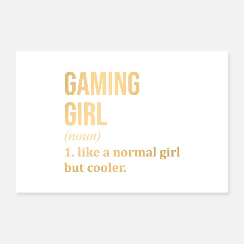 Gaming Poster 12" x 8" (30x20 cm)
