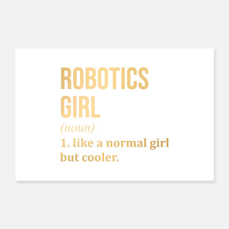 Robotertechnik Poster 30x20 cm