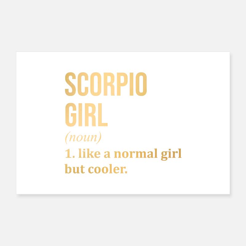 Scorpion Poster 30 x 20 cm