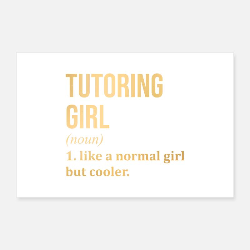 Tutor Poster 30x20 cm