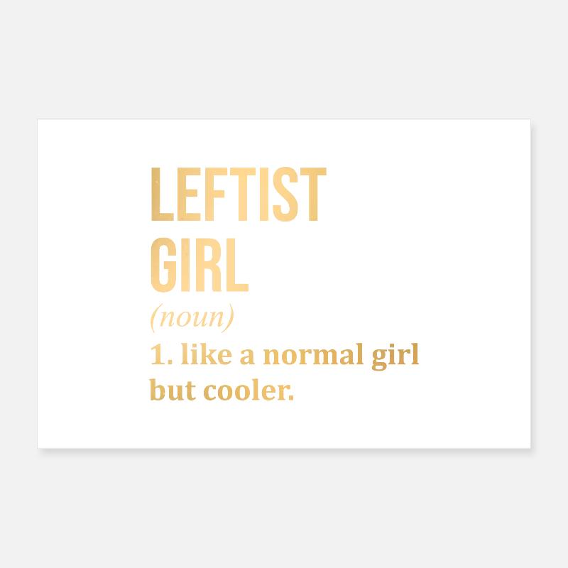 Linker Glauben Poster 30x20 cm